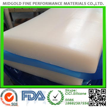 High Transparent Silicone rubber materials with food grade